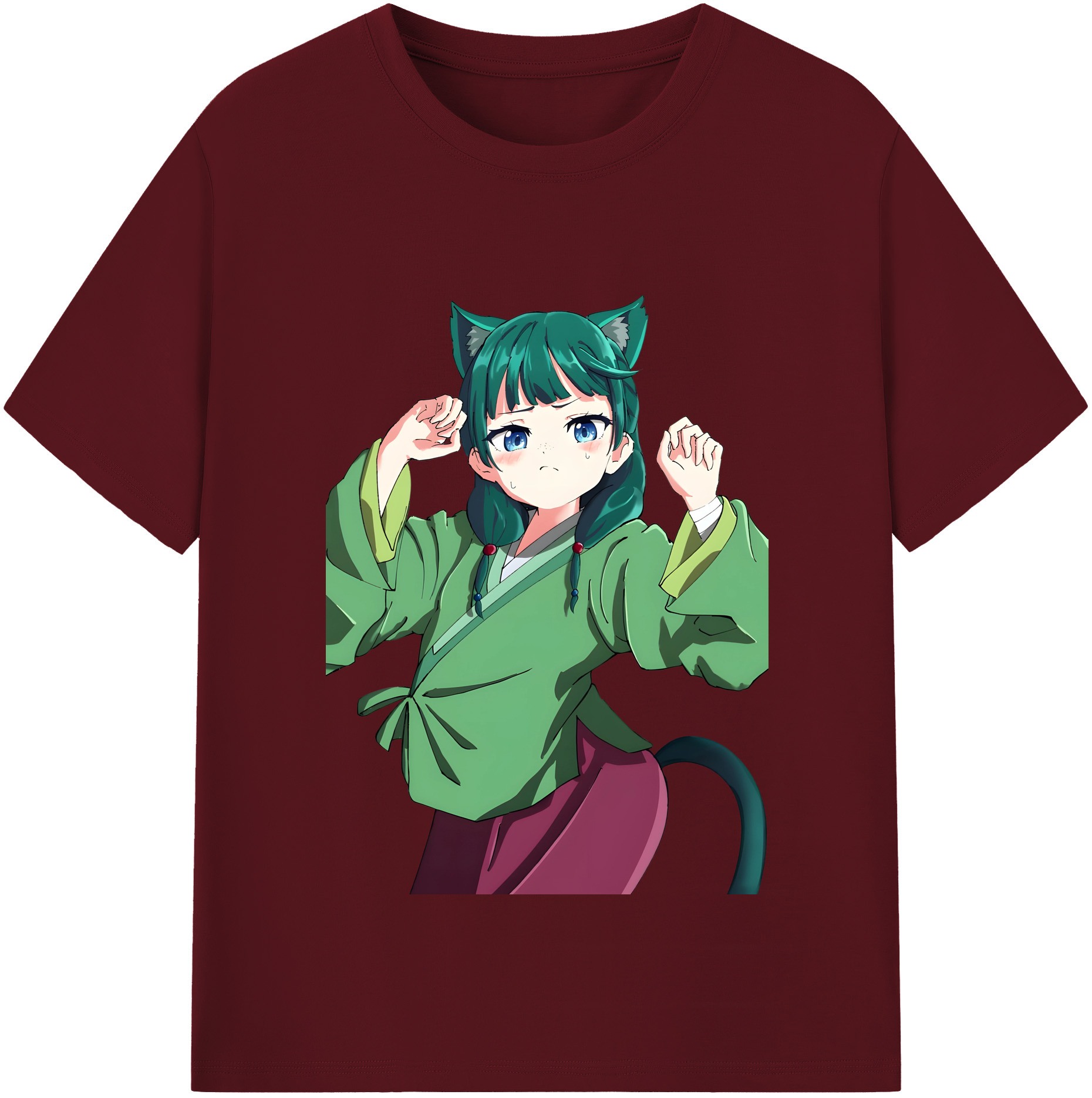 （画像用） 薬屋のひとりごと The Apothecary Diaries 綿100％半袖Tシャツ（フロントプリント）